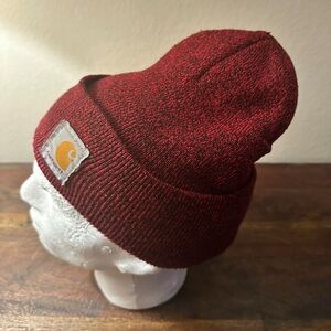 Carhartt beanie red black‎